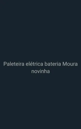 Vendo transpaleteira 