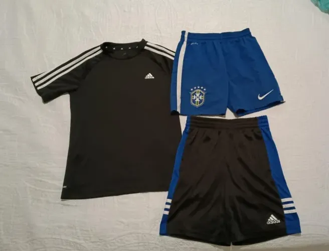 Kit 3 peças esportivas menino 10-12 anos