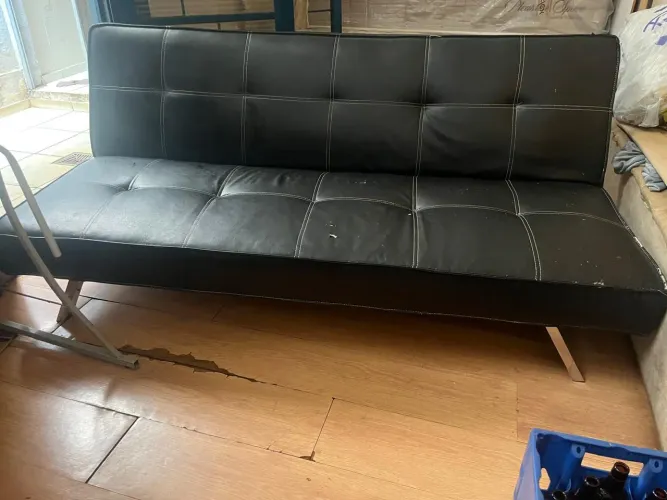 Sofá cama preto