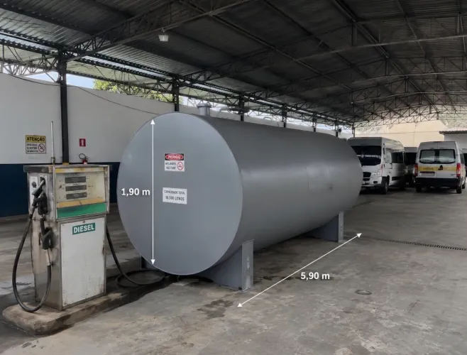 Tanque de armazenamento de combustível aéreo