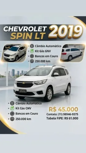 Chevrolet Spin LT 1.8 8V Econo.flex 5P Aut. 2019