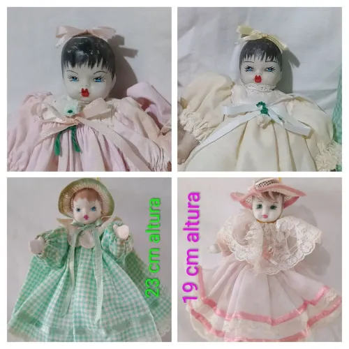 Bonecas antigas de porcelana anos 90