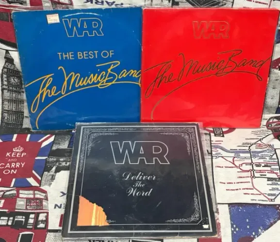 LP WAR - BLACK- MUSIC- SOUL- LOTE COM 3 POR 200