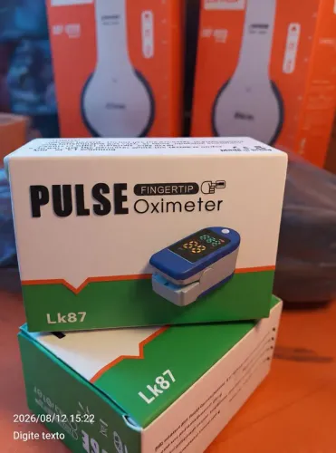 Oxímetro De Pulso De Dedo Digital LK87 Medidor Saturação E Pulso Pronta Entrega