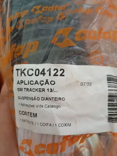 Kit Suspensão Dianteira Tracker 2015 a 2019 Cofap (Batente + Coifa + Coxim) Novo