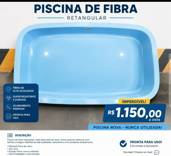 Piscina de fibra-PROMOÇÃo