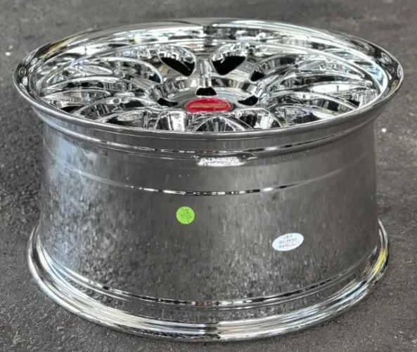 Rodas aro 18 Furação 5x114 Tala 9 BBS vacuum Chrome