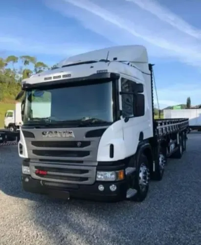 scania p 310 8x2 2014 carroceria 9,5m