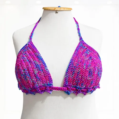 Biquíni plus size de crochê TAM 50 - parte de cima