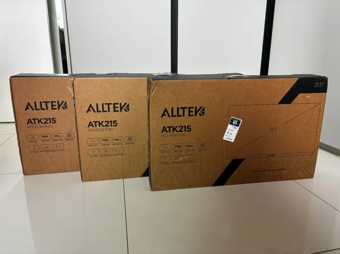 MONITOR GAMER ALLTEK 100 HZ 22 POLEGADAS NOVO PARCELO SEM JUROS