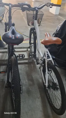 City bike feminina branca