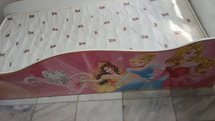 Cama Princesas - 100% MDF Reforçada + Colchão