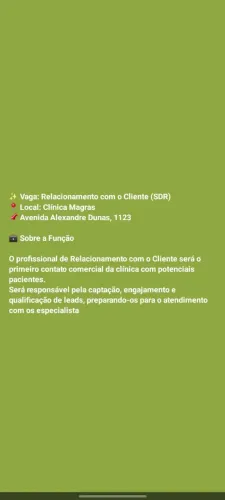 Secretaria clínica veterinária