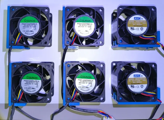 Kit com 6 Coolers para Servidor HP DL180 e DL160 P/N: 519199-001