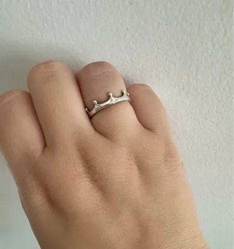 Anel coroa Pandora