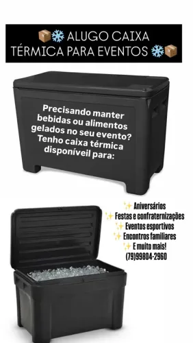 ALUGO CAIXA TERMICA 360 LITROS