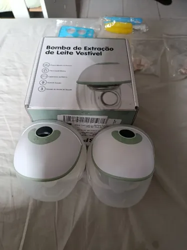 Kit Extrator de Leite Elétrico Vestível Duplo (Mãos Livres)