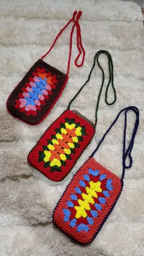 Bolsas de crochê ?