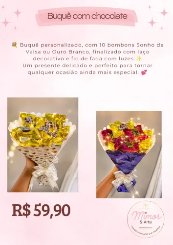 Buquê de chocolate