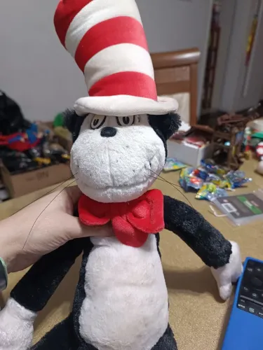 Pelúcia gato de chapéu