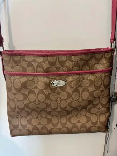 Bolsa Coach signature crossbody