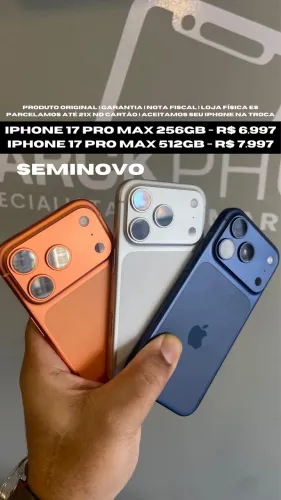 iPhone 17 Pro Max - Loja Física - Nota fiscal