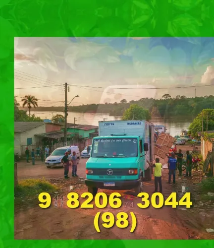 Carreto/Mudança rápido e seguro, com ajudantes e equipamentos modernos