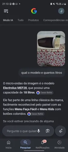 Vende-se micro-ondas