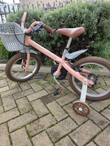 Bicicleta aro 16 com rodinha Nathor Antonella