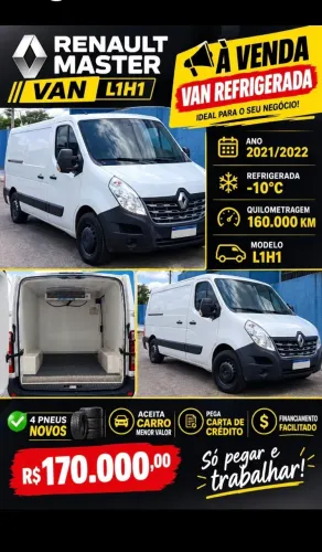 Renault Master 2.3 DCI Grand Furgão16v Diesel 2022
