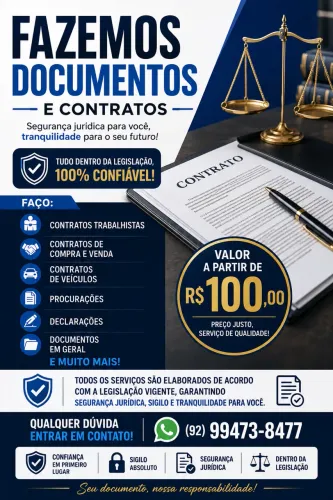 FAÇO CONTRATOS/DOCUMENTOS