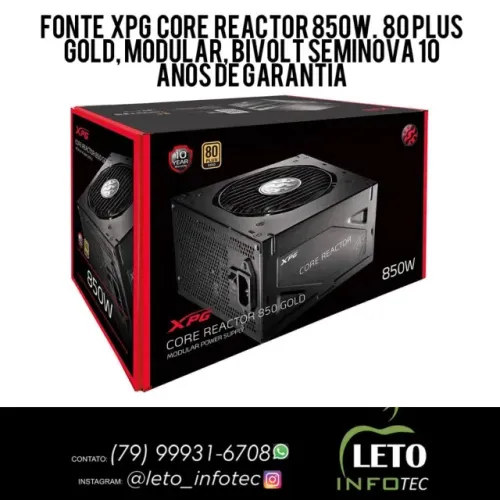 Fonte XPG corsair Cougar Montech AP450, 450W xpg VTC500 500W 850W, 80 Plus