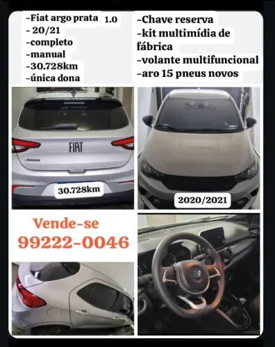 Fiat Argo Drive 1.0 6V Flex 2021