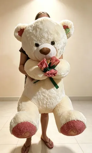 Urso Teddy pelúcia gigante nova.