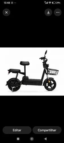 Scooter elétrica de 500 w