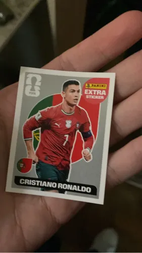 Figurinha Cristiano Ronaldo (CR7) LEGEND - EXTRA TICKET PRATA