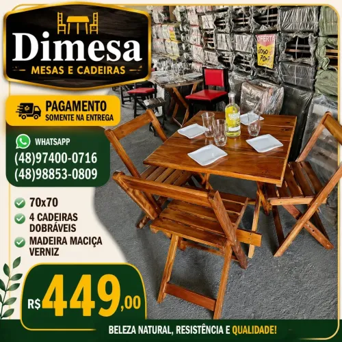 Conjunto mesa com 4 cadeiras de fábrica atacado e varejo pague somente na entrega #mesa .