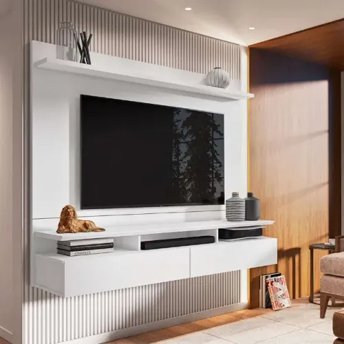 Painel para tv, Painel em mdf, sala de tv