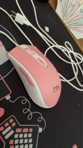 Mouse gamer hyperx pulsefire core rosa
