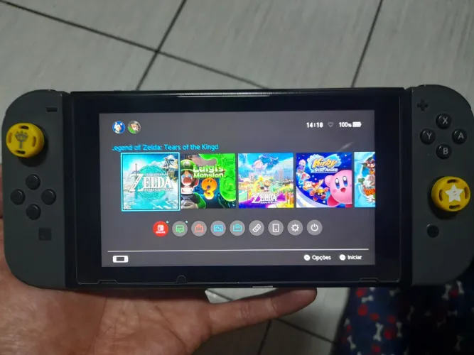 Troco nintendo switch v2 desbloqueado por nintendo switch oled