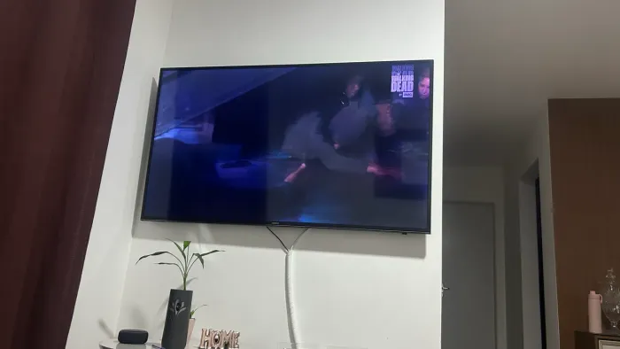 Tv Smart Samsung 55 com defeito (leia toda descrição e veja as fotos por favor)