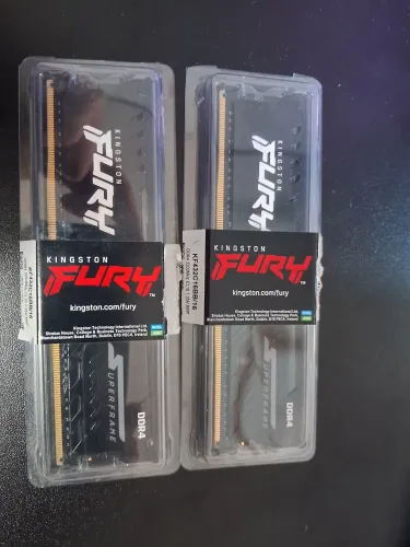 Memória Ram Ddr4 Kingston Fury 16gb (2x8gb) 3200mhz