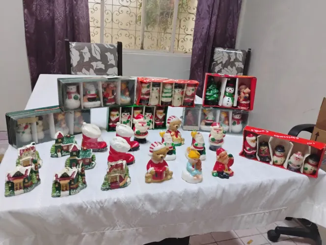 Enfeites de Natal (velas)