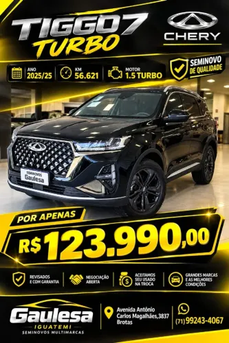 Chery Tiggo 7 Sport 1.5 Turbo Flex 16V Aut. 2026