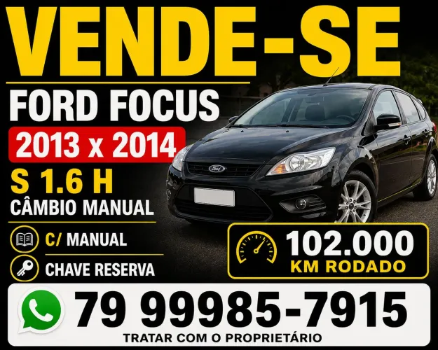 Ford Focus 1.6 S/se/se Plus Flex 8v/16v 5P 2014