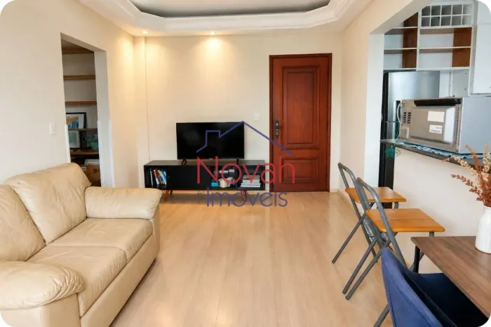 Apartamento com 1 dormitório para alugar, 60 m² por R$ 3.900,00/mês - Gonzaga - Santos/SP