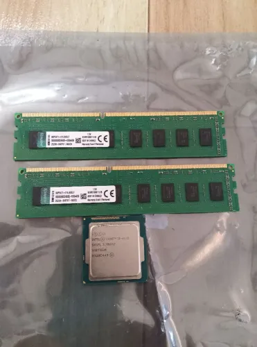 Processador i3 4170 2 memória Ram Ddr3 Intel cada 8 gigas 1600 GHZ HD 1 terá + drive DVD