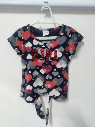 Camiseta infantil feminina tamanho 4