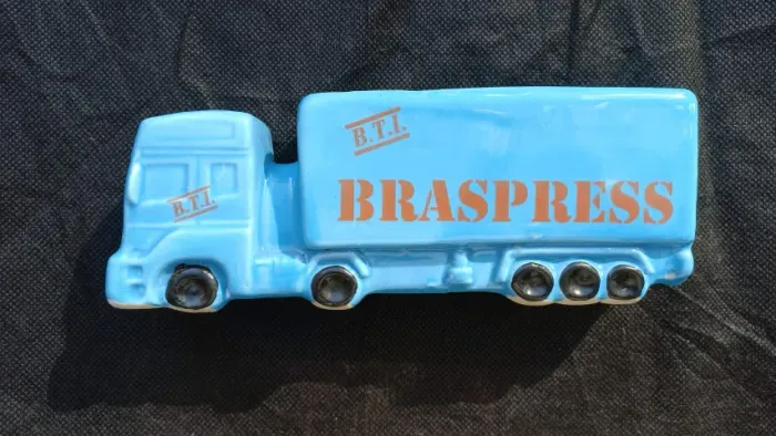 Antigo Brinde Promocional Miniatura Porta Lápis