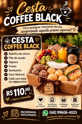 Cesta de café da manhã
